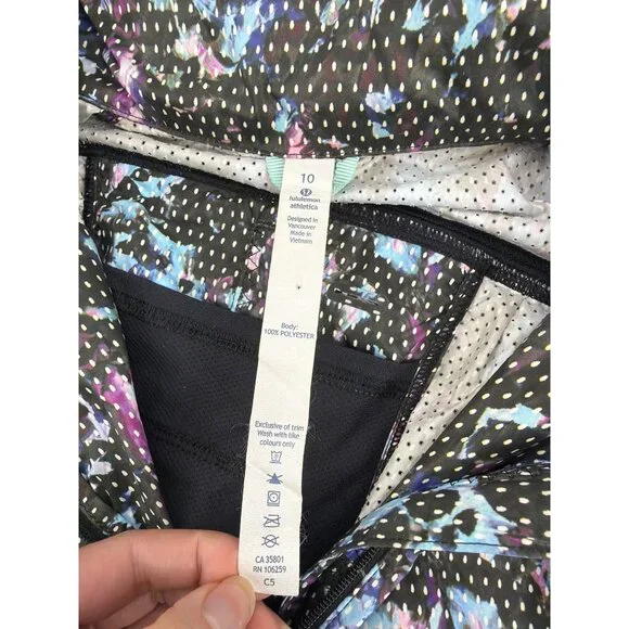 Lululemon Back Pack it Jacket Womens 10 Hood Running Outdoor Packable Athletic - Picture 3 of 8